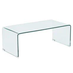 Nicole glas sofabord 95x45x35 cm