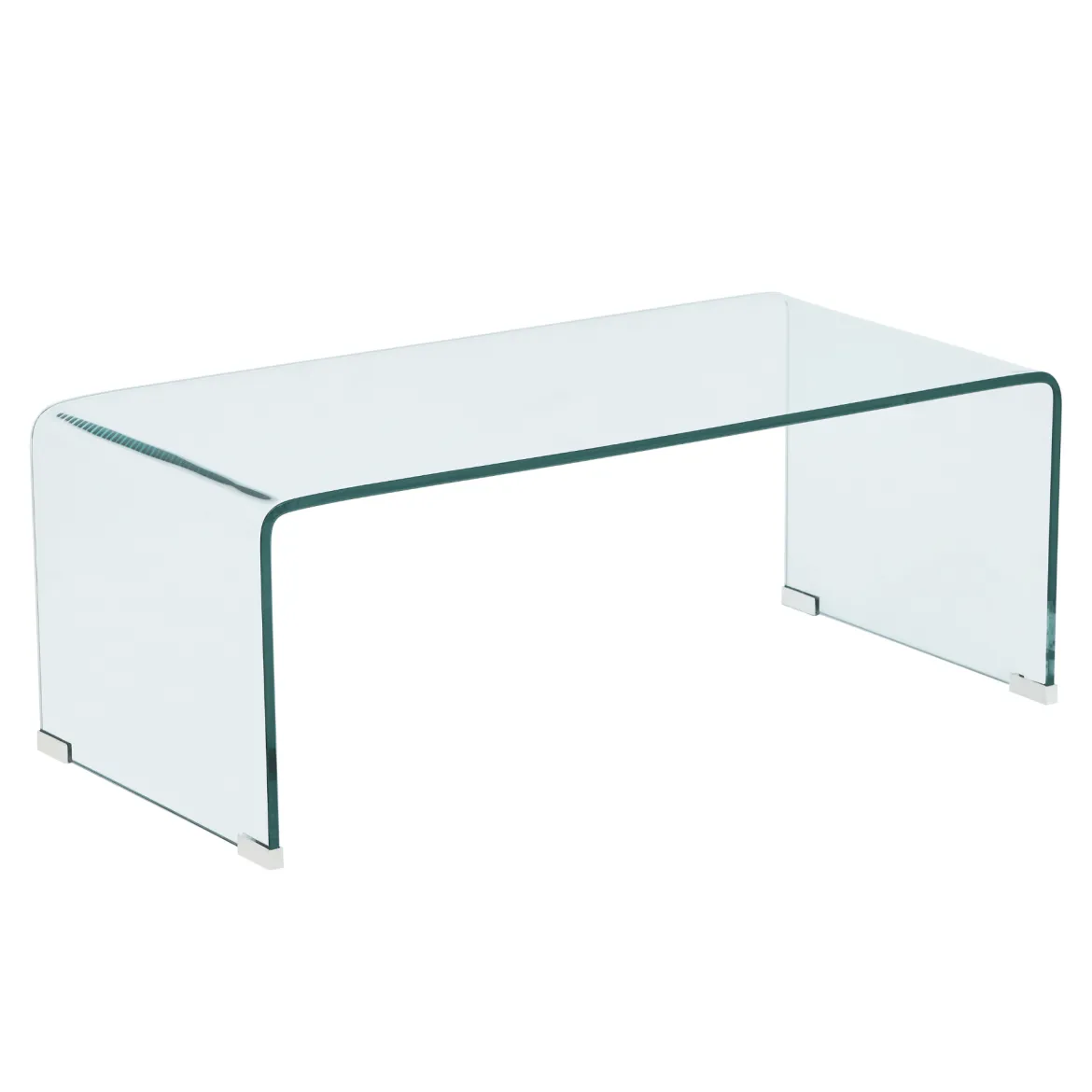 Nicole glas sofabord 95x45x35 cm