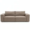 Noelle sovesofa i sand tekstil
