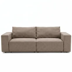 Noelle sovesofa i sand tekstil