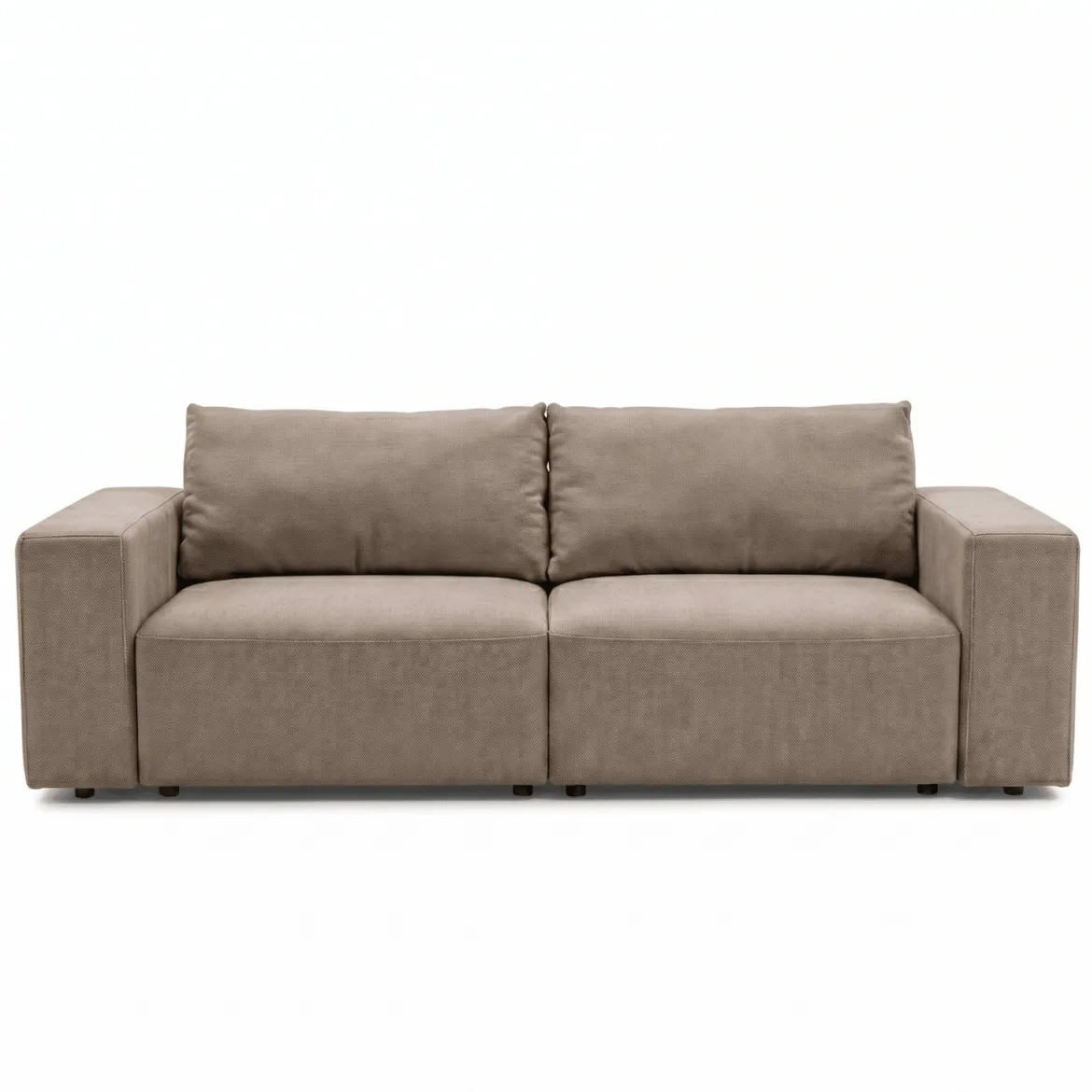 Noelle sovesofa i sand tekstil
