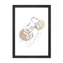 Paloma billedramme 21x30 cm sort