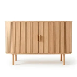 Penelope skænk med jalousilåger i eg - 120x40x78 cm