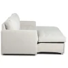 Sinus beige sovesofa med vendbar chaiselong og opbevaring