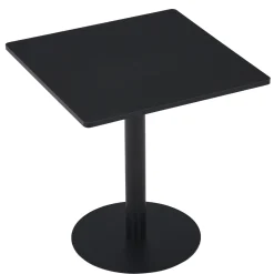 Stacey cafebord - 70 x 70 cm - Sort/Sort